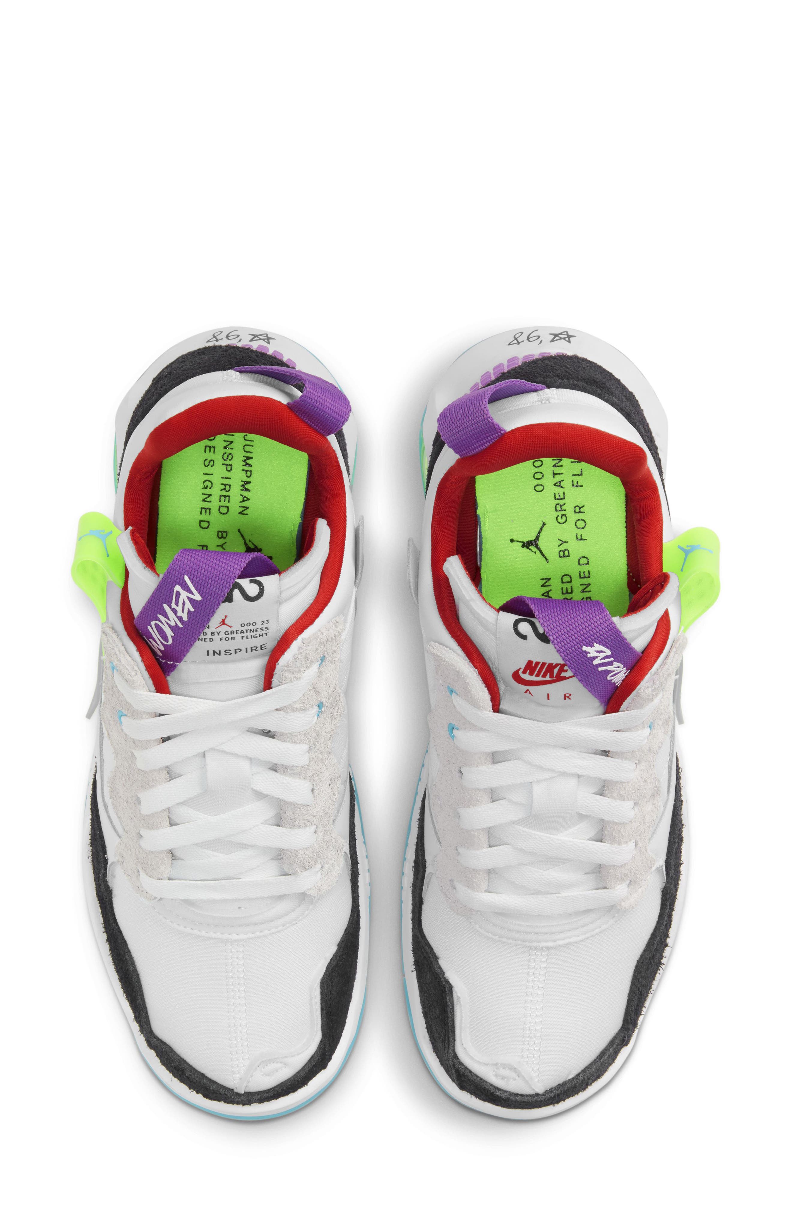 MA2 Sneaker, Alternate, color, WHITE/ RED/ BLACK/ PURPLE