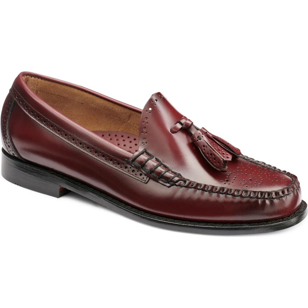 G.h.bass Larkin Tassel Brogue Weejun Loafer In Burgundy