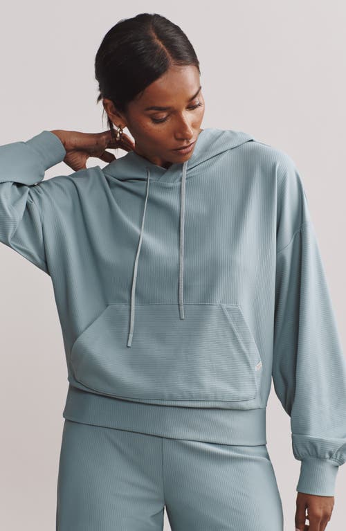 Rhone Ripple Hoodie In Blue Hue