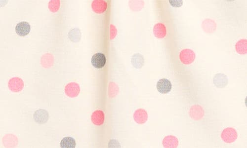 Rare Editions Polka Dot Bow Long Sleeve Top & Leggings Set In Multi