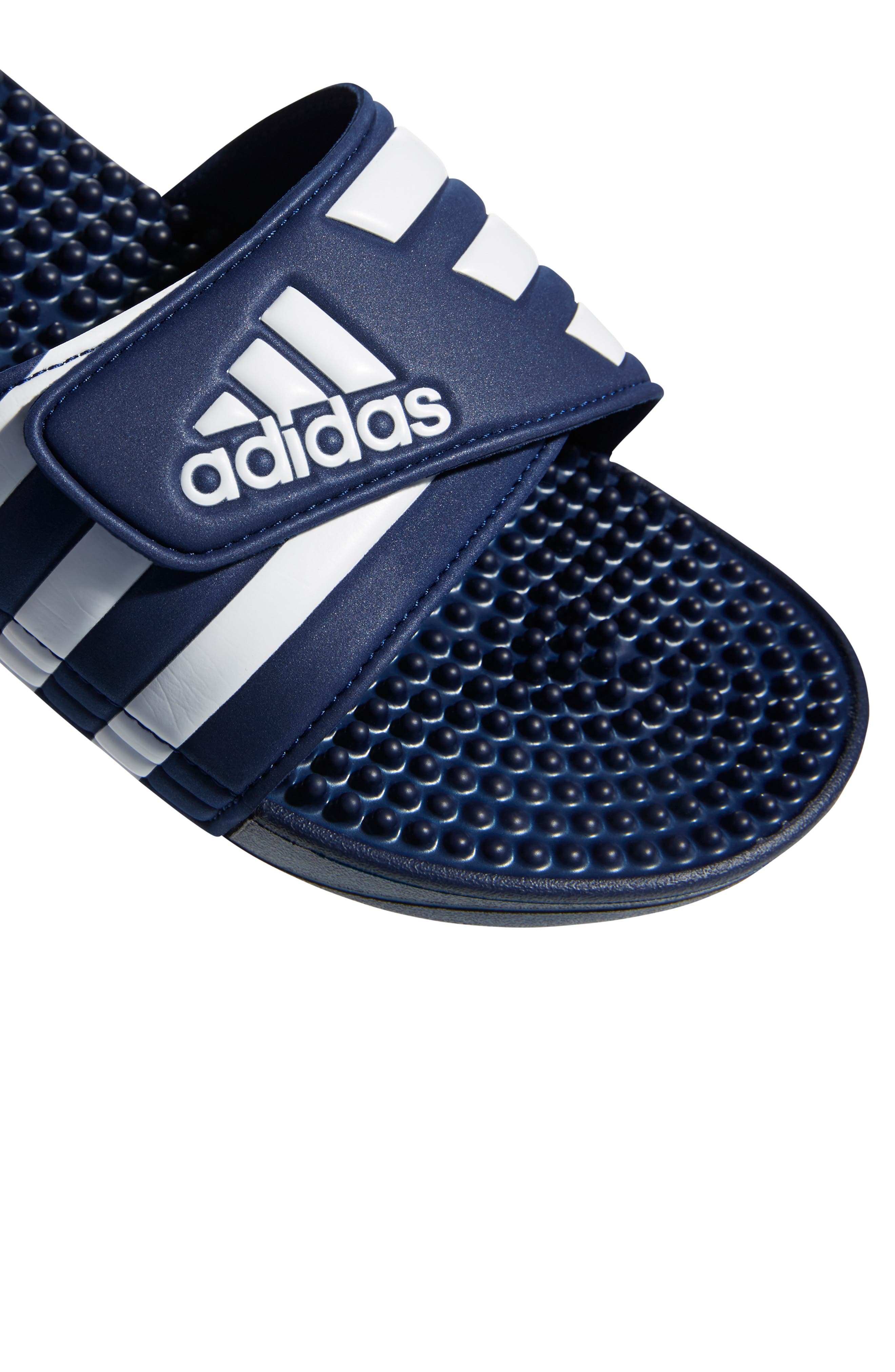 adidas Adissage Sport Slide, Alternate, color, Dark Blue/ White