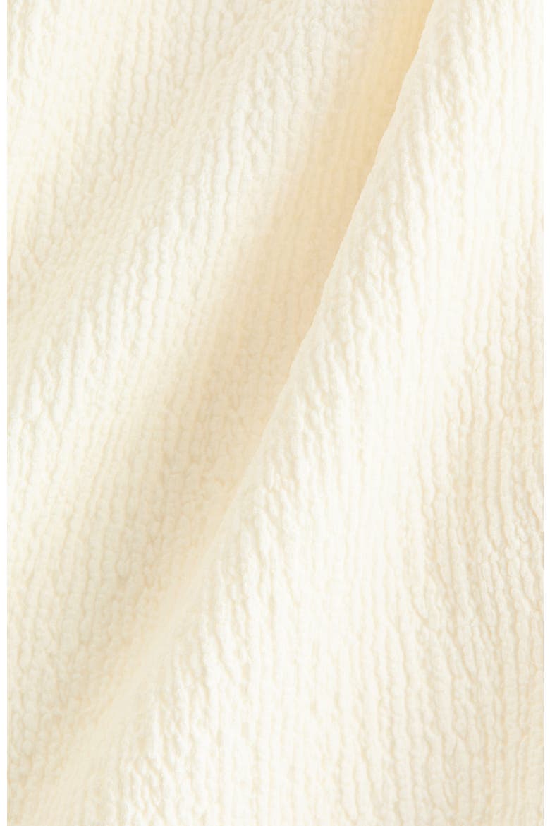 Textured Drawstring Trousers, Alternate, color, Cream