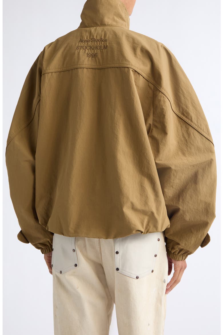 Odill Water Repellent Peached Nylon Jacket, Alternate, color, DARK KHAKI