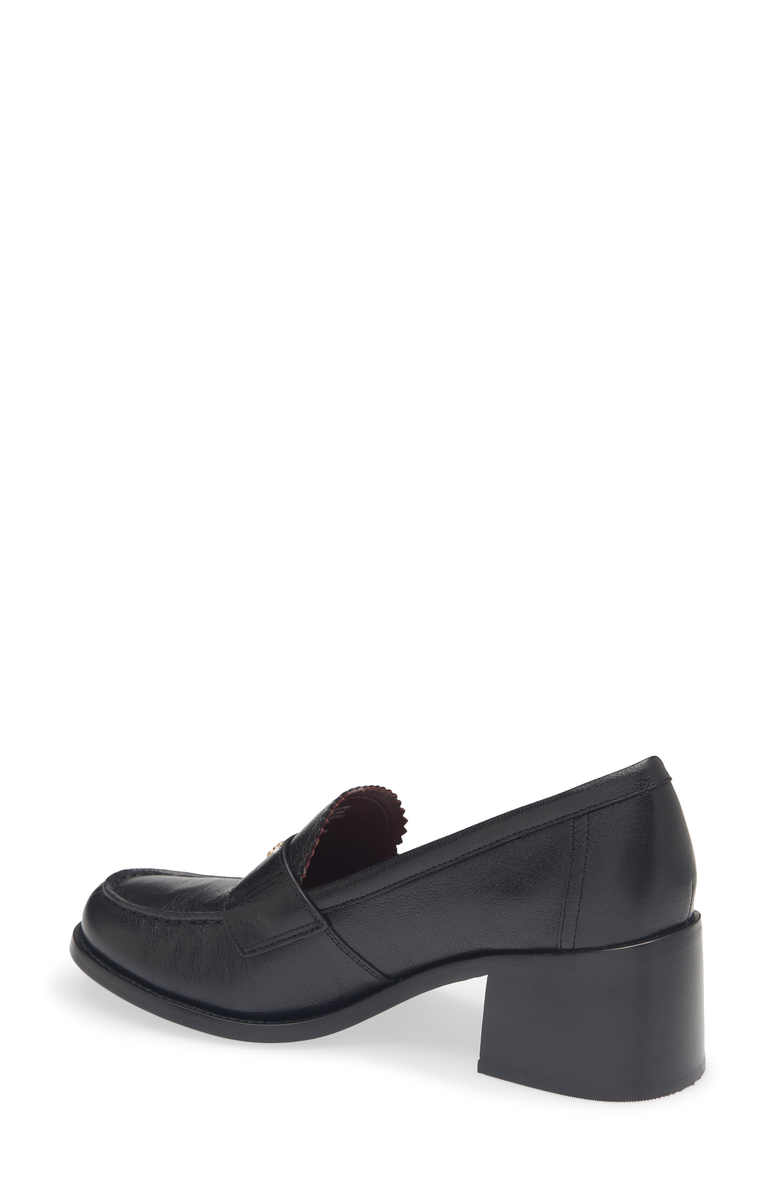 Tory Burch Double T Logo Loafer Pump, Alternate, color, 