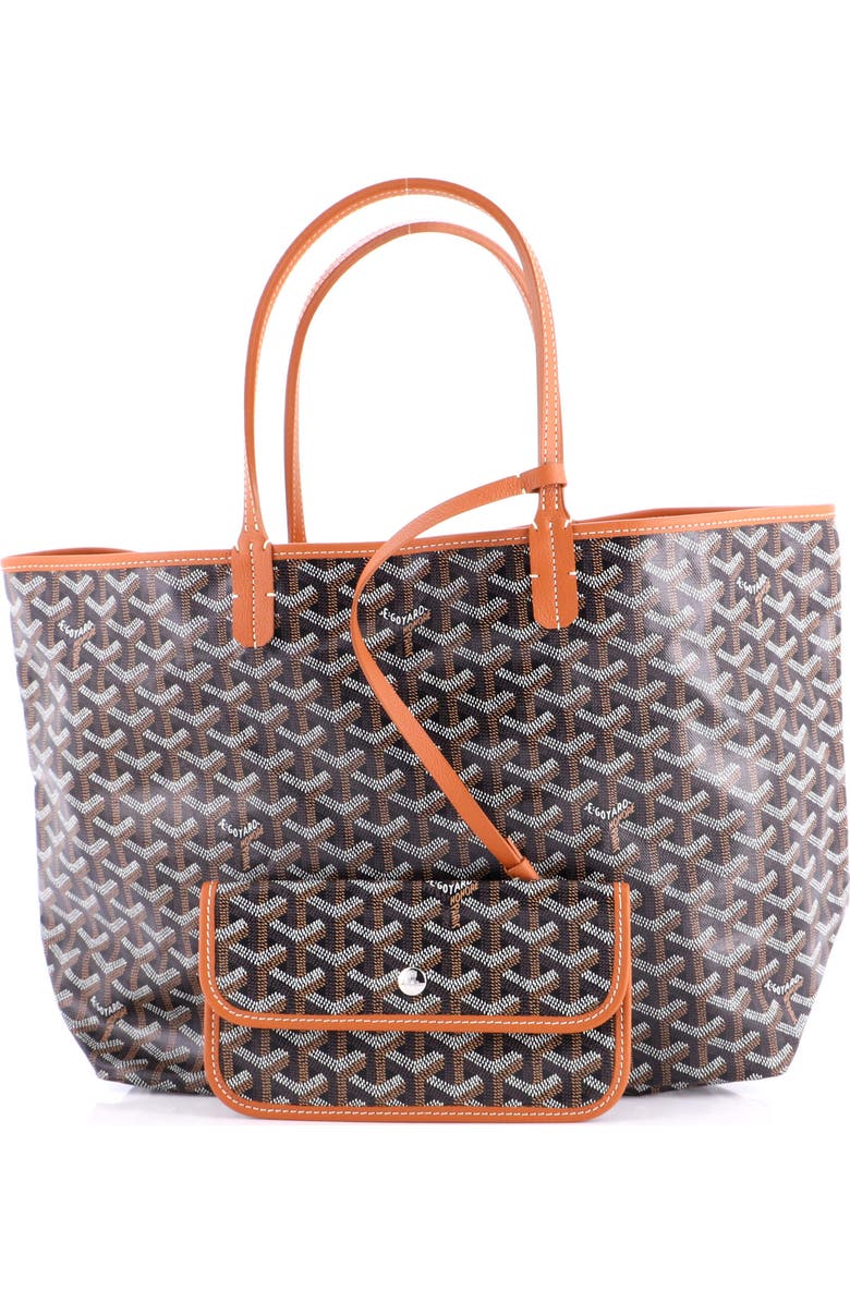 Pre-Owned Goyard Saint Louis Tote Coated Canvas PM, Alternate, color, Brown
