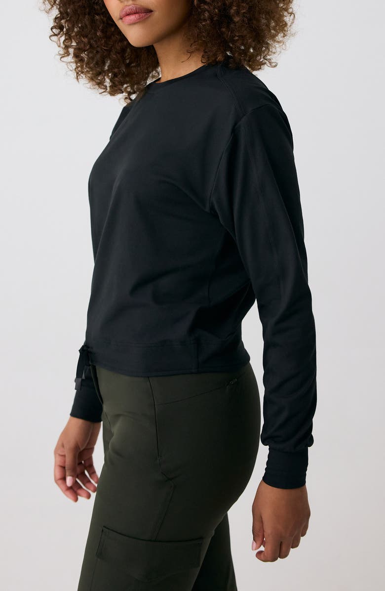 Lole OM Tech Long Sleeve Crewneck T-Shirt, Alternate, color, 