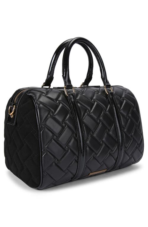 Kurt Geiger London Kensington Boston Fringe Top Handle Bag In Black