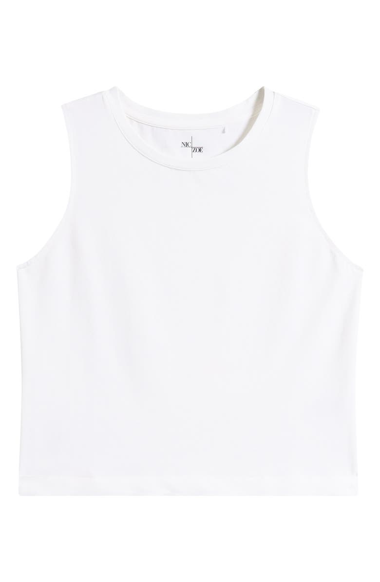 NIC+ZOE Perfect Knit Layer Tank, Alternate, color, Paper White
