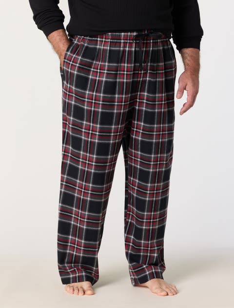 Big & Tall Plaid Flannel Lounge Pants V2