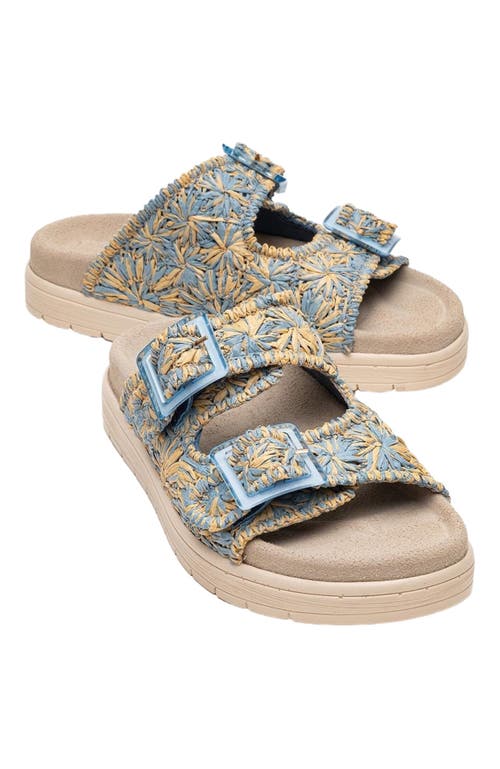 Forever & Always Shoes Milana Leather Double-strap Sandal In Multi