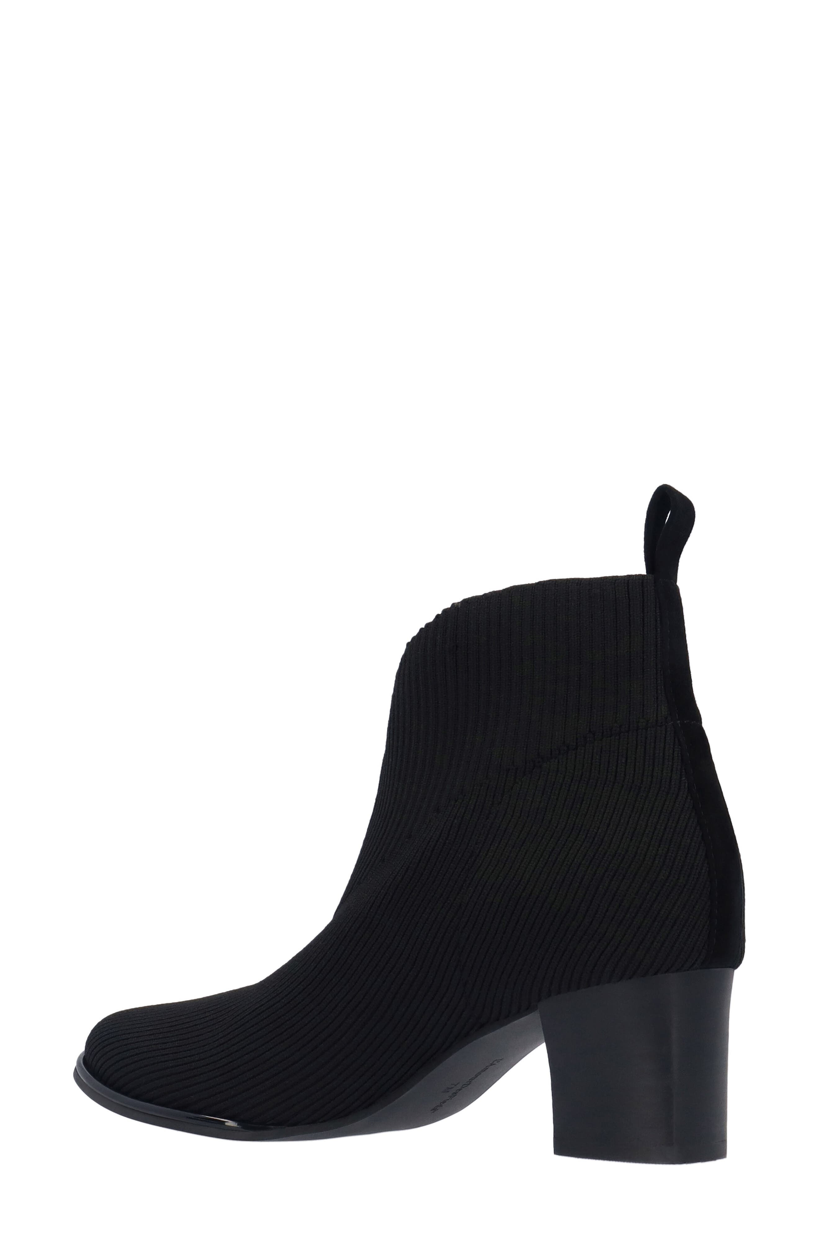 L'Amour des Pieds Phinn Knit Bootie, Alternate, color, Black