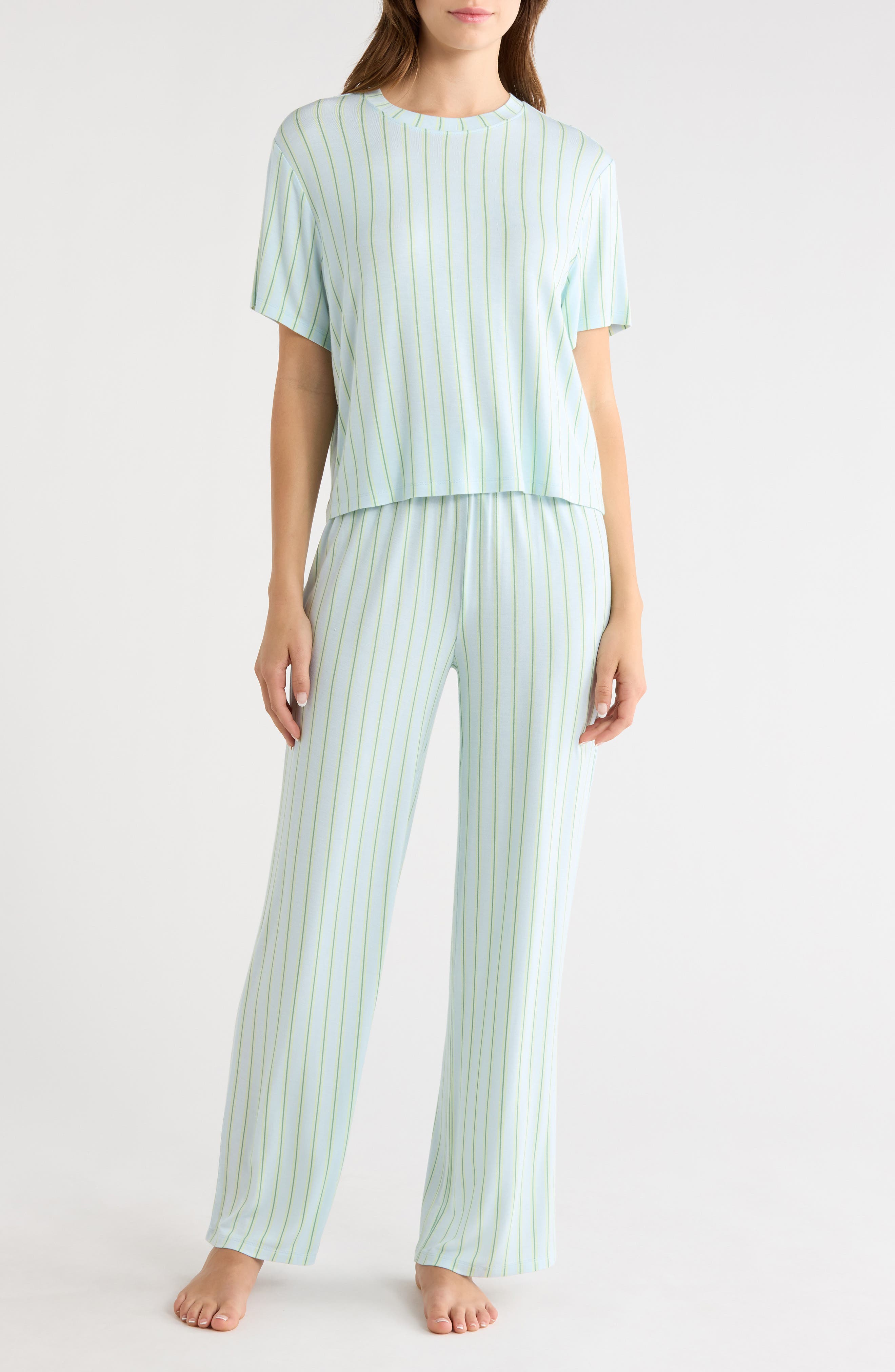 BLUE/ GREEN STRIPES