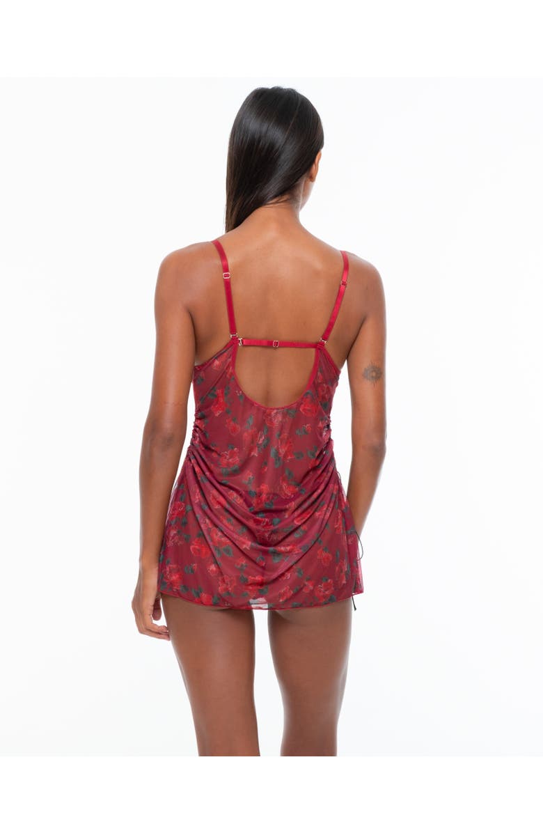 One Empire Kyara Babydoll, Alternate, color, Burgundy