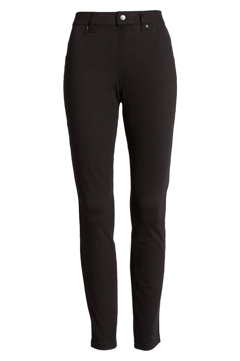 Ultrasoft Denim Leggings, Alternate, color, BLACK