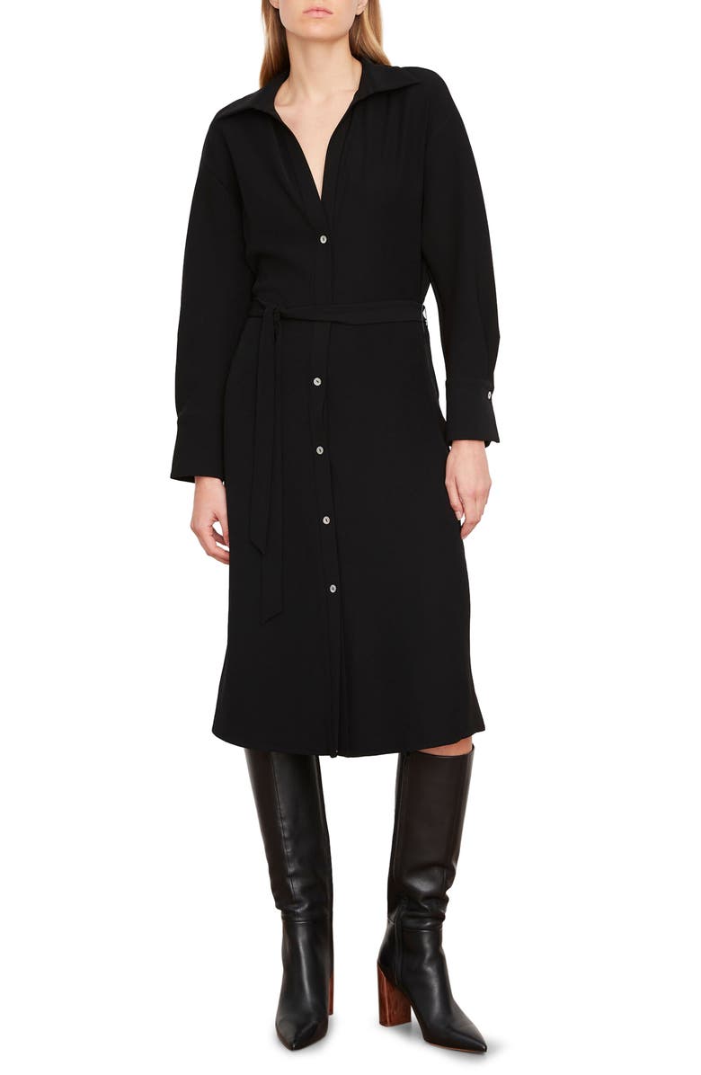 Vince Long Sleeve Shirtdress, Main, color, 