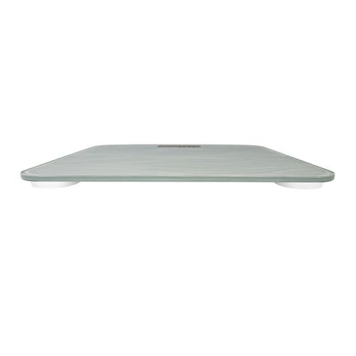 Escali Glass Waves Bathroom Scale In Gray