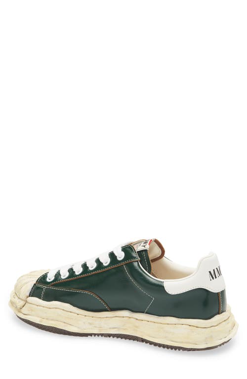 Miharayasuhiro Maison Mihara Yasuhiro Blakey Og Sole Leather Sneaker In Green