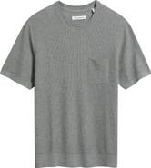 Tommy Bahama Salthill Short Sleeve Cotton & Linen Piqué Sweater
