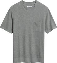 Tommy Bahama Salthill Short Sleeve Cotton & Linen Piqué Sweater