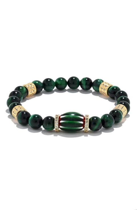 Zephyrine Pavé Beaded Stretch Bracelet