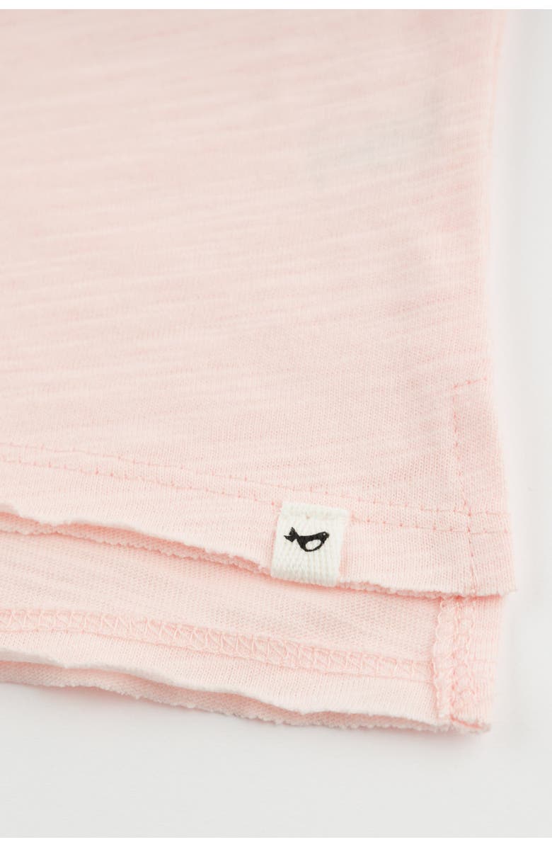 oh baby! Unicorn Raw Edge T-Shirt, Alternate, color, Pale Pink