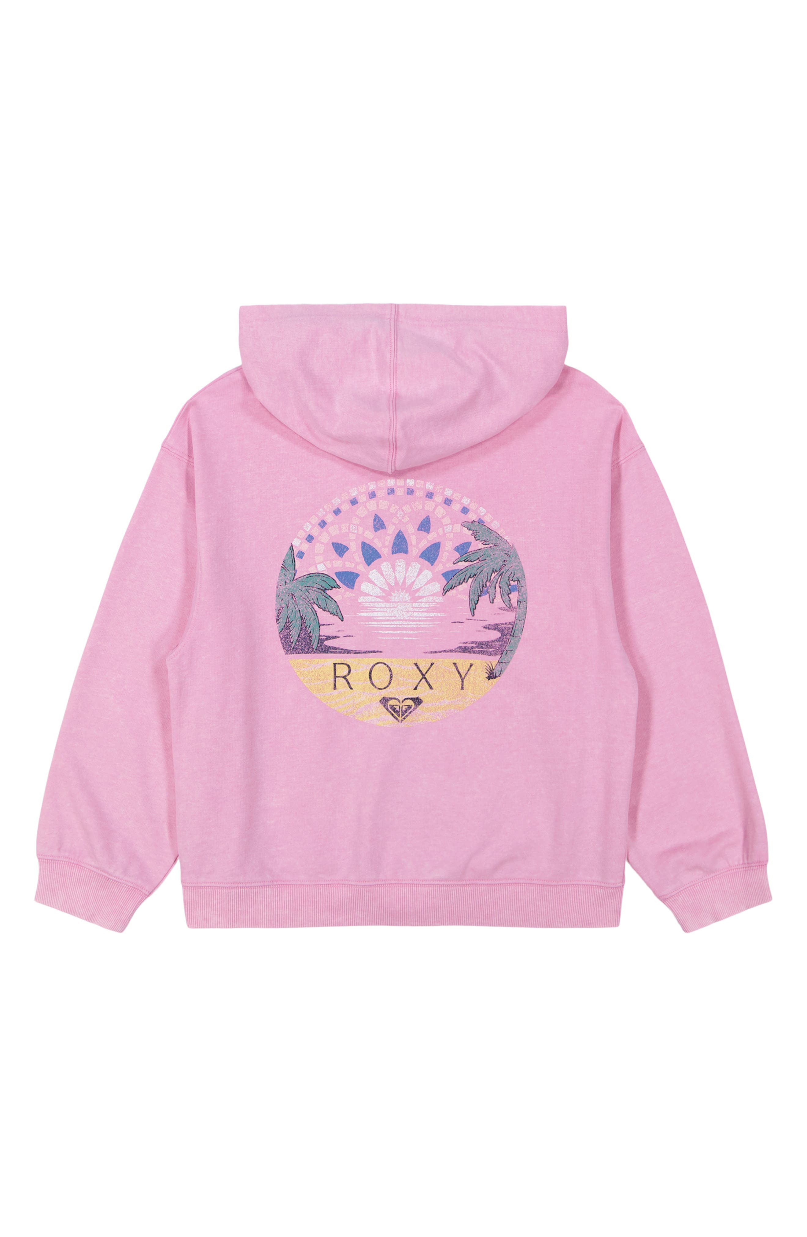 Roxy Kids' Sunny Oversize Full Zip Hoodie | Nordstromrack