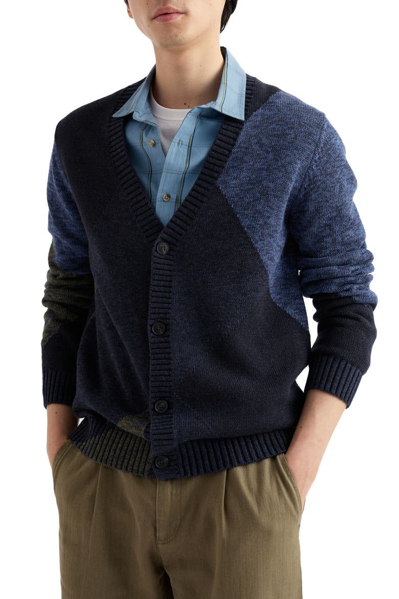 Goelann Organic Cotton Cardigan, Main, color, ENTENIN MULTI