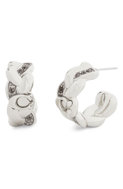 Braided Hoop Earrings