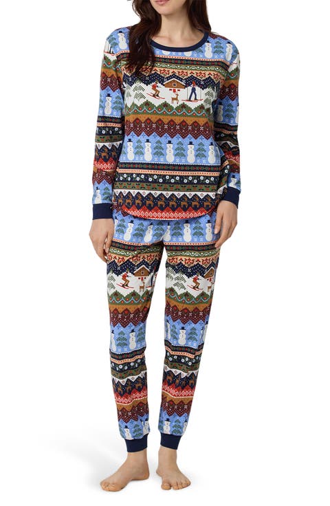 x Rifle Paper Co. Long Sleeve Pullover & Joggers Pajamas