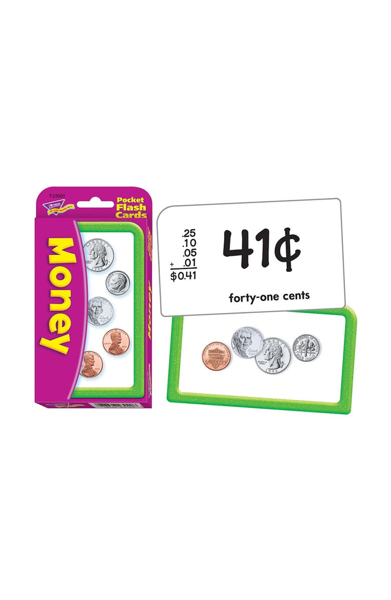 TREND Enterprises Time 
Money Flash Cards Bundle, Alternate, color, Multicolored