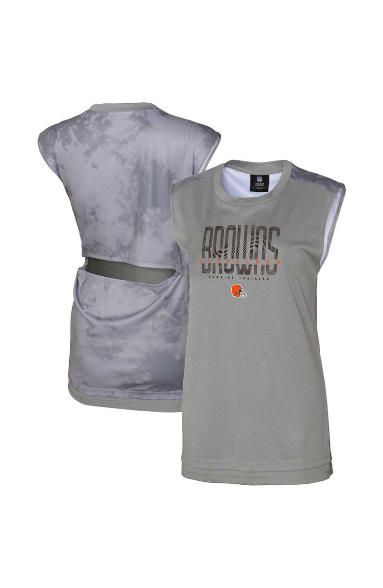 Outerstuff Women's Gray Cleveland Browns No Sweat Tank Top, Main, color, Gray