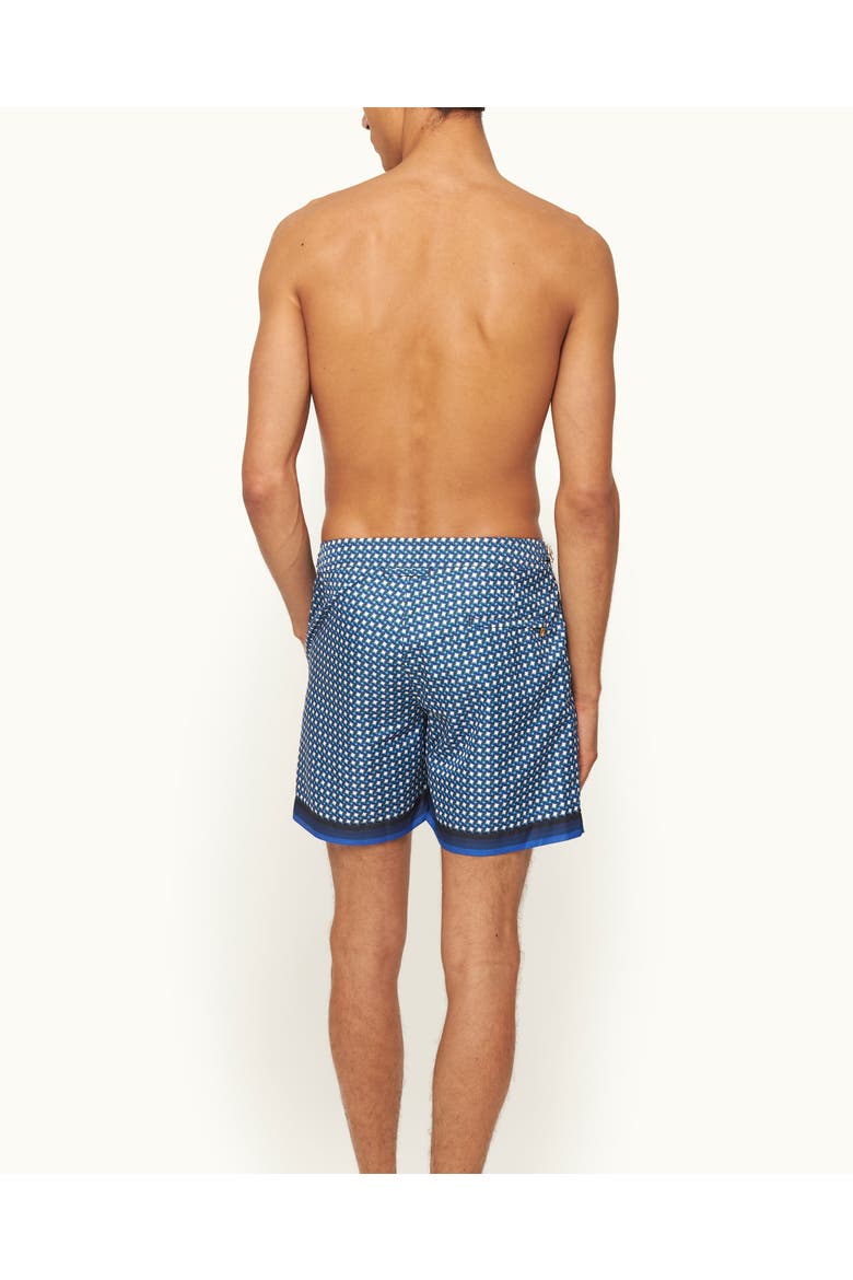 Bulldog Tailored-Fit Swim Shorts, Alternate, color, Catalina Blue