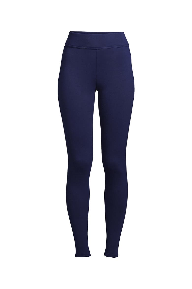 High Rise Serious Sweats Fleece Lined Pocket Leggings, Alternate, color, Deep Sea Navy