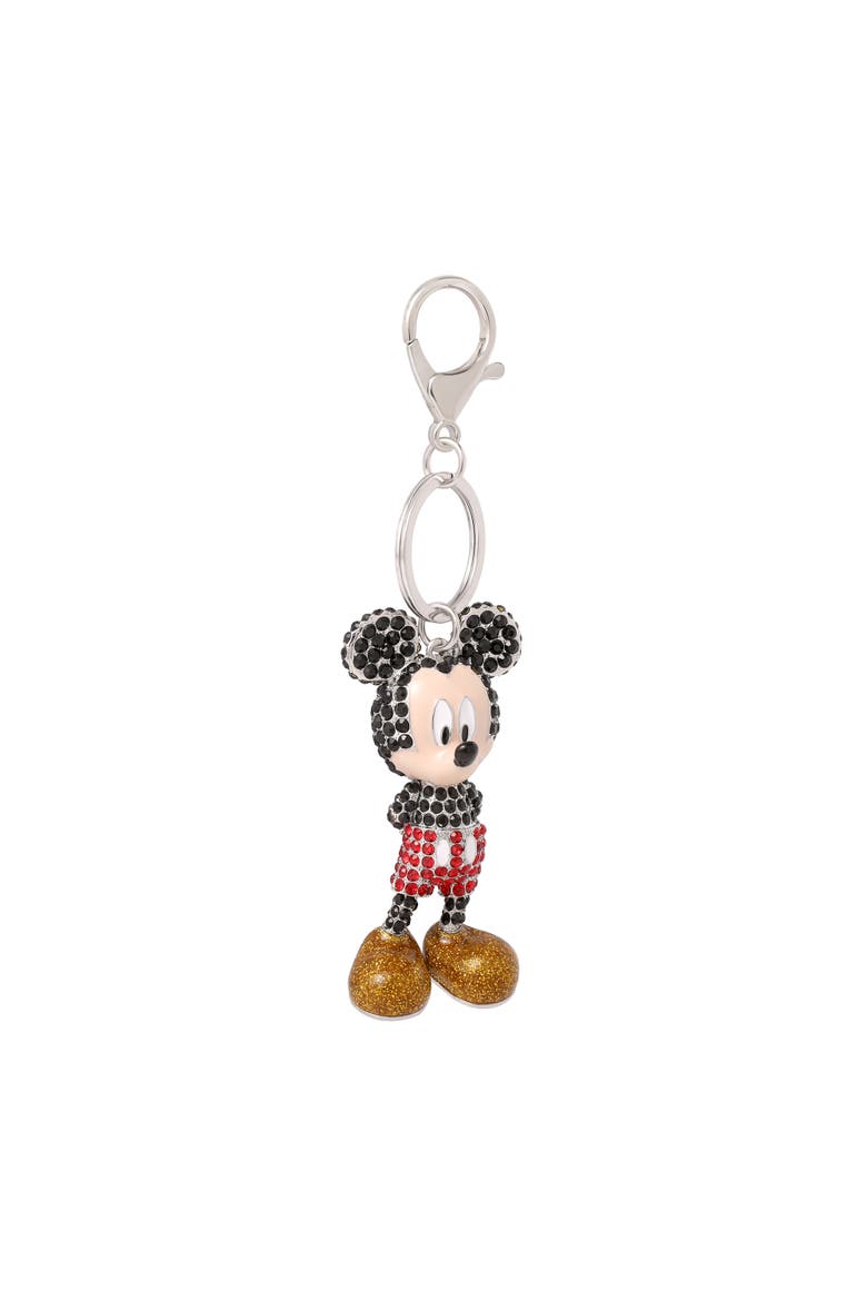 Mickey Mouse Pavé Crystal Bag Charm Keychain, Officially Licensed, Alternate, color, Multi