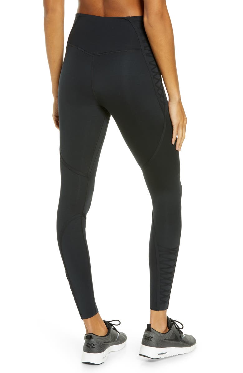 Nike One Lux 7/8 Lacing Tights, Alternate, color,