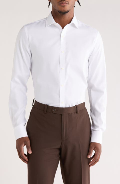 Tommy Hilfiger Slim Fit Non-Iron Cotton Dress Shirt