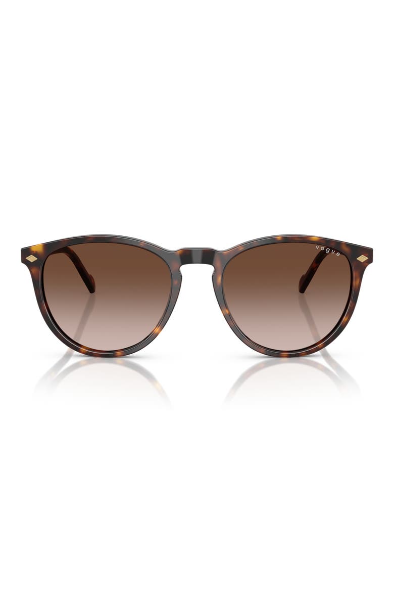53mm Phantos Sunglasses, Main, color, DARK HAVANA