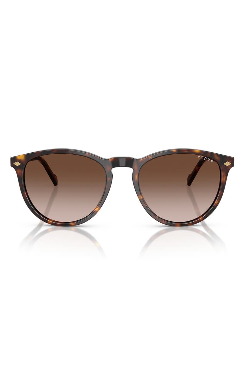 VOGUE 53mm Phantos Sunglasses, Main, color, Dark Havana
