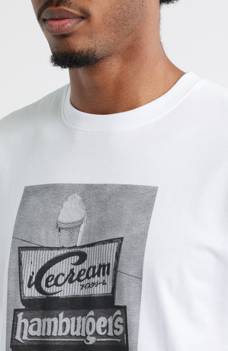 ICECREAM Dive Graphic T-Shirt, Alternate, color, White