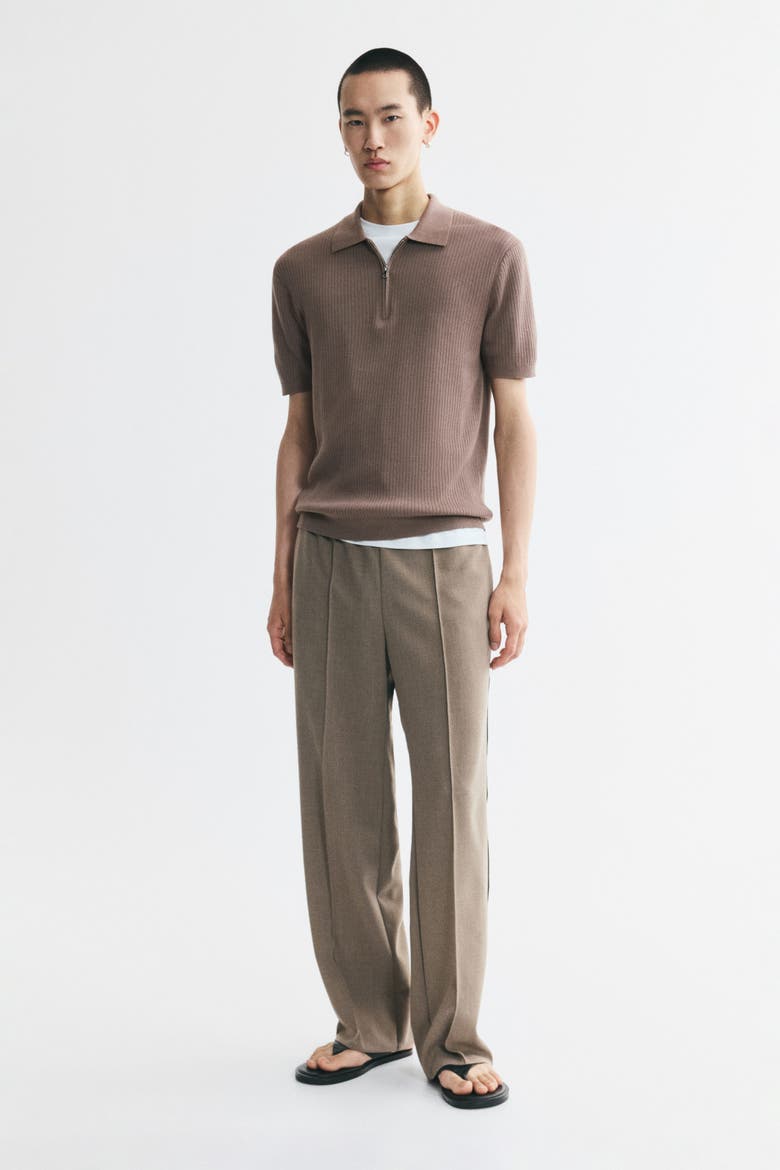 Slim-fit Polo Shirt, Alternate, color, Dark taupe