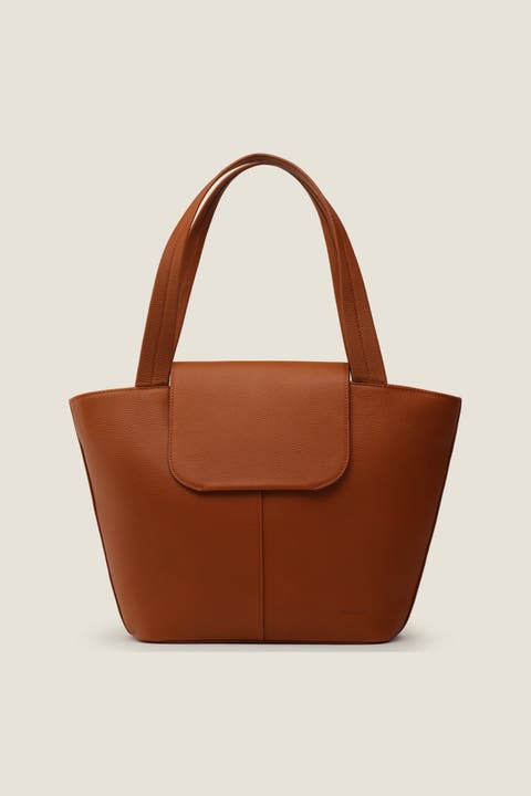Muse Organized Leather Work Tote