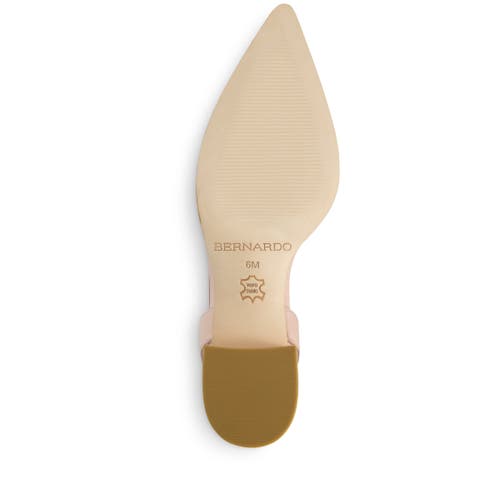 Shop Bernardo Footwear Monroe Cap Toe Pump In Cipria