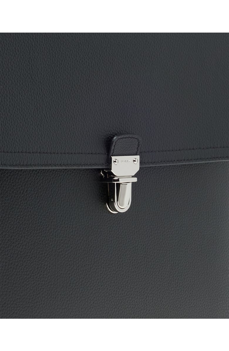 Bally Capitol Briefcase in Bovine Grained Leather, Alternate, color, Black+Palladio