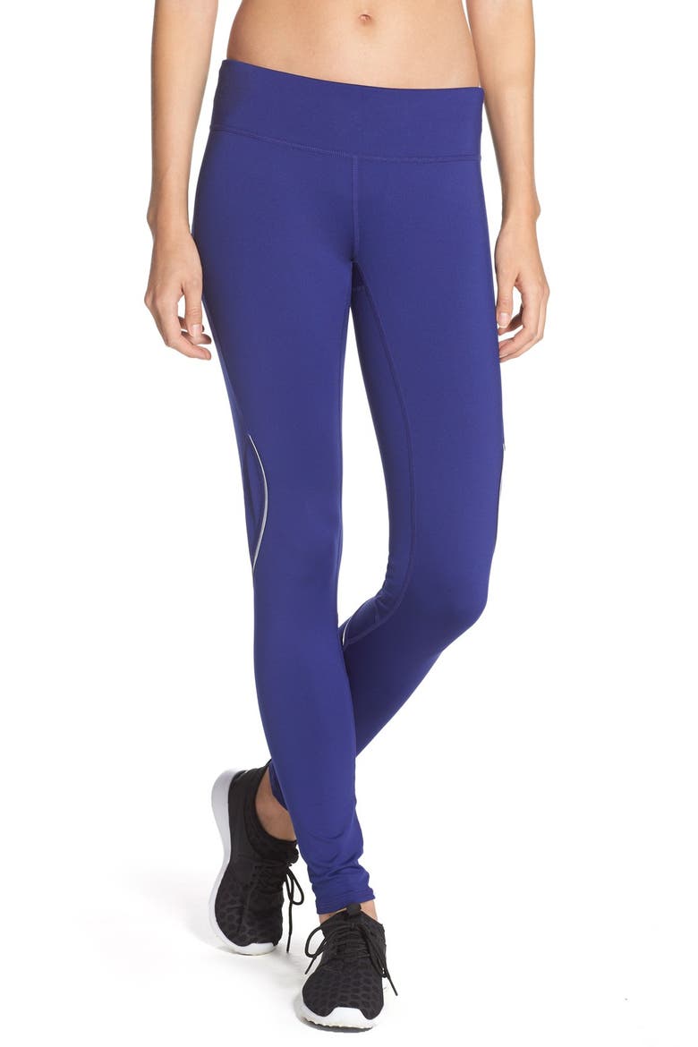 'Power Fleece' Legging, Main, color, PURPLE AMAZON