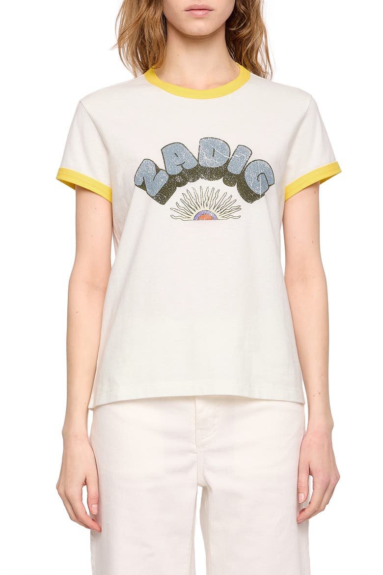 Logo Graphic Ringer Tee, Main, color, JUDO