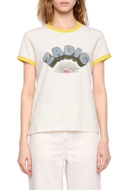 Logo Graphic Ringer Tee
