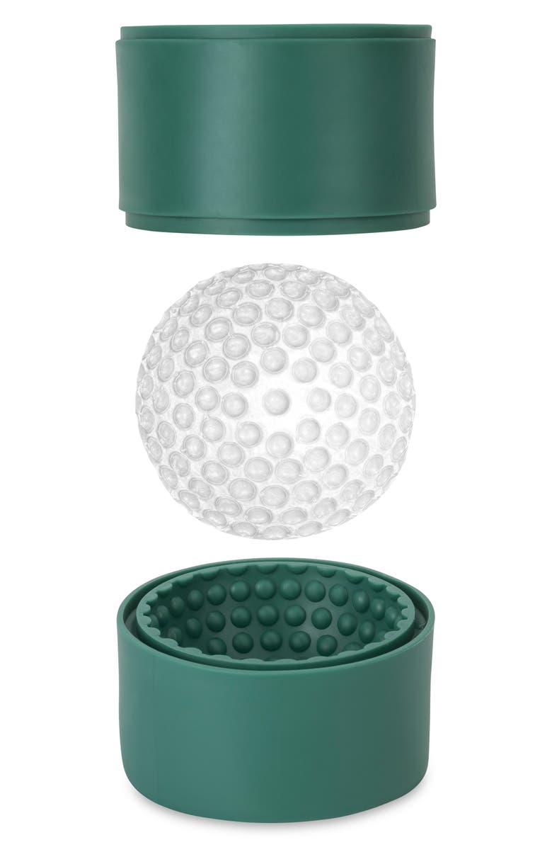 Kikkerland Design Set of 2 Golf Ball Ice Cube Molds, Main, color, Multi