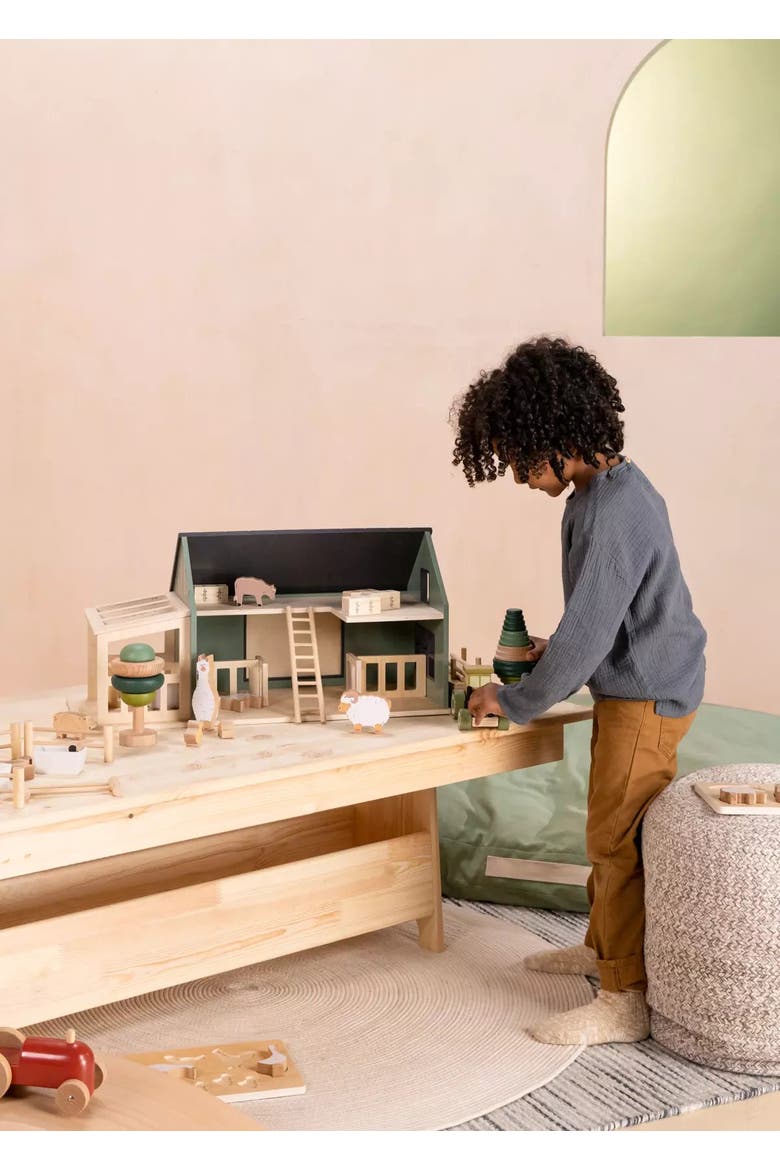 Wooden Farm & Accessories Set, Alternate, color, Multicolor