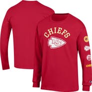 Champion Men's Champion Red Kansas City Chiefs Seal Long Sleeve T-Shirt