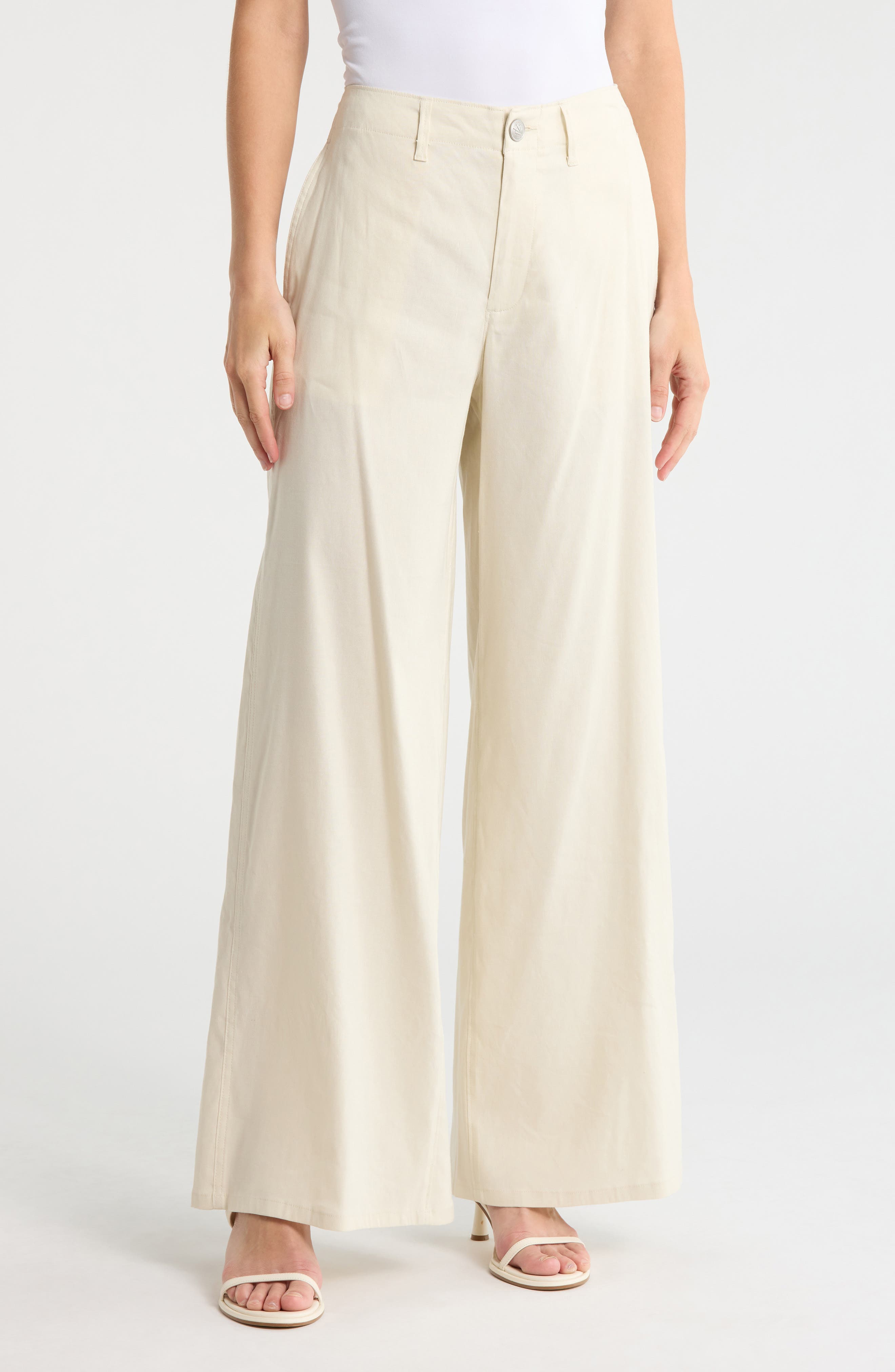 rag & bone Serena Linen High Rise Trousers